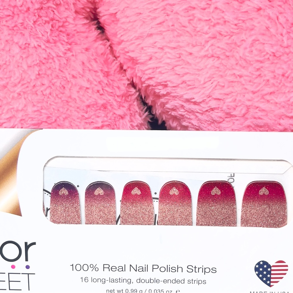 Color Street Work of Fine Heart Nail Strip Set